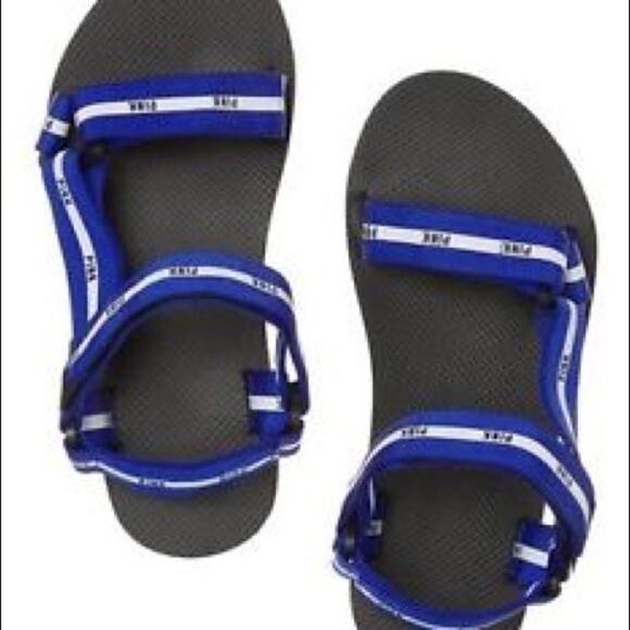 🔥Victoria’s Secret Pink Strappy-Slides-Sandals New - Picture 3 of 8